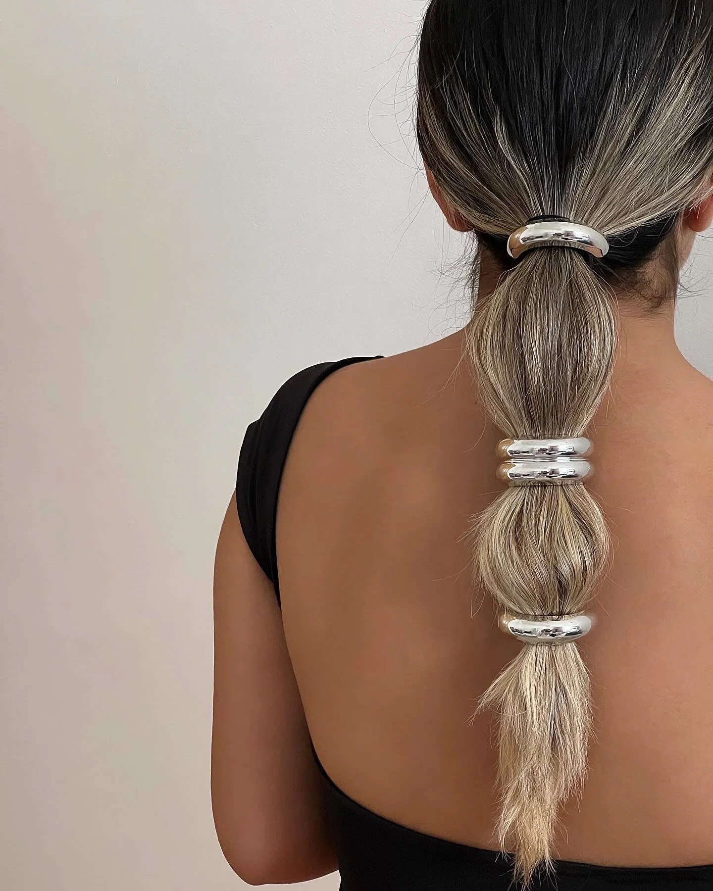 New Metal Irregular Golden Color Hair Bands Elastic Hair Scrunchies Hair Rope Headbands Women Girls Hair Accessories Gifts 2025