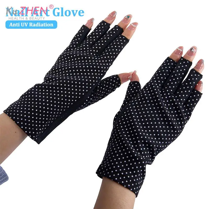 1pair Anti UV Nail Art Glove UV Protection Glove Anti UV Radiation Protection Gloves Protecter For Nail Art Gel UV LED Lamp Tool