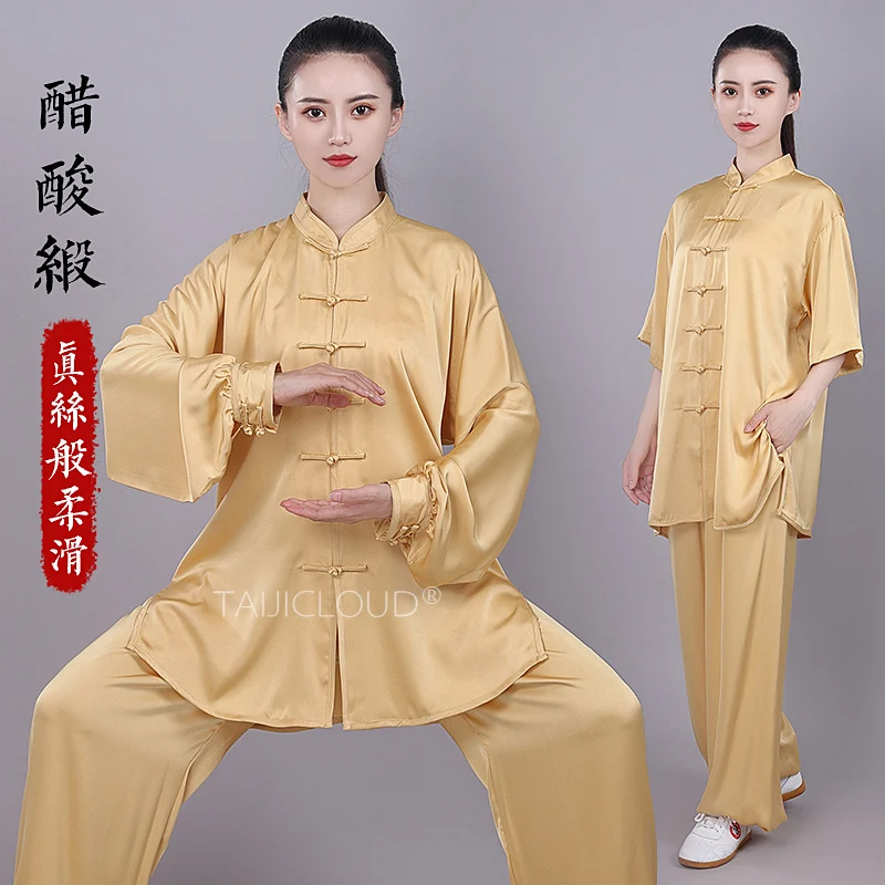 

Women's Tai Chi attire for Competition, Performance, and Practice, Men's attire for Spring and Summer Seasons