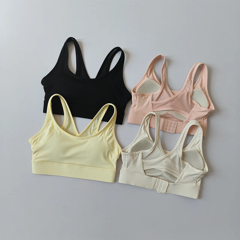 Women's High Impact Sports Bra All-in-One Racerback Maximum Support Workout Top for Pilates Gym