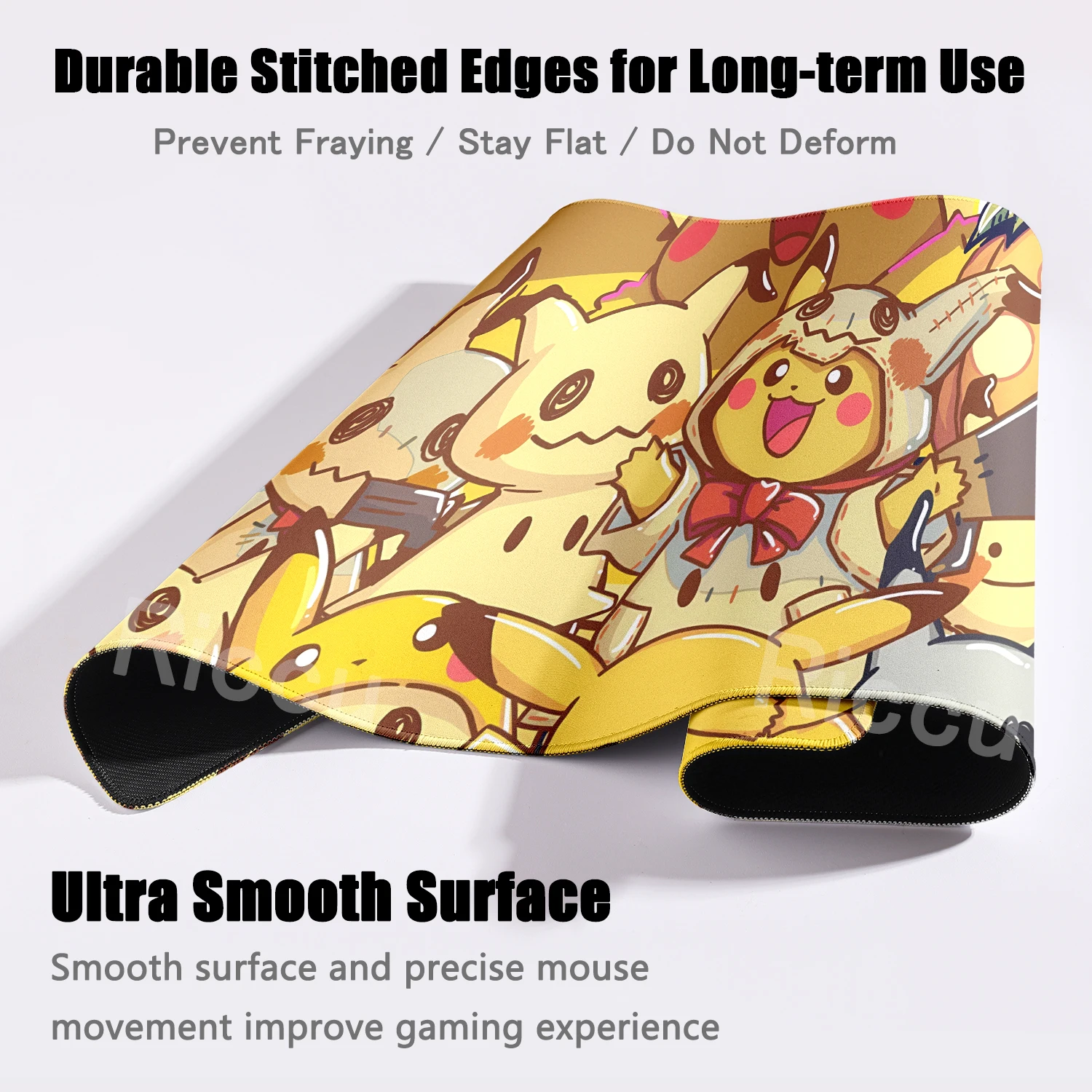 XXL Mousepad Laptop Japan Cool Anime Mouse Pad Large pokemon Mimikyu Gaming Mat Gamer PC Cabinet Keyboard Rug Desk Accessories view 4