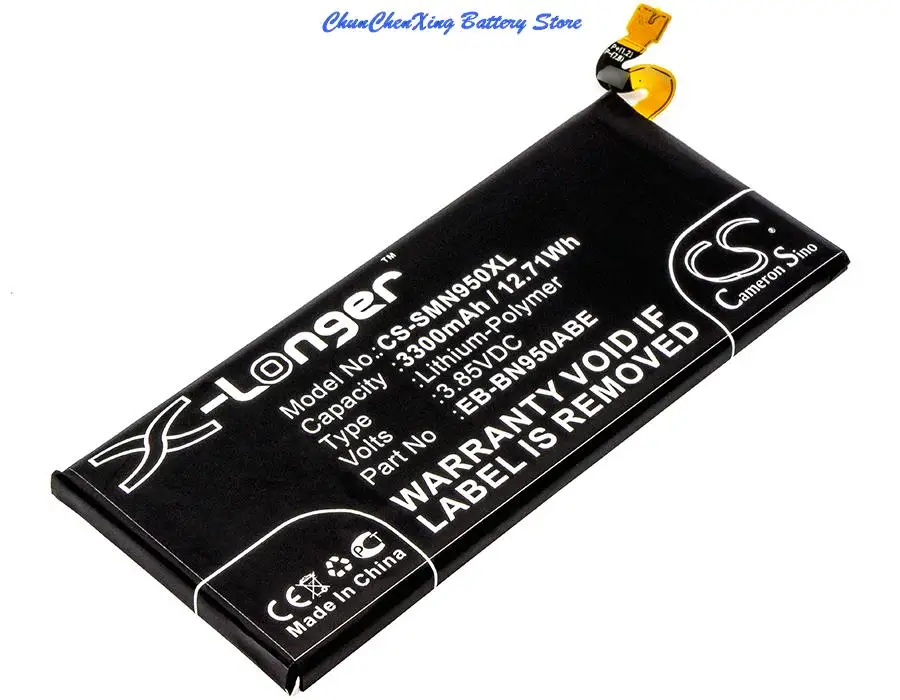 بطارية 3300 مللي أمبير EB-BN950ABE لهاتف سامسونج جالاكسي نوت 8، SM-N9500، N9508، N950D، N950F، N950FD، N950J، N950N، N950U، N950W، #5