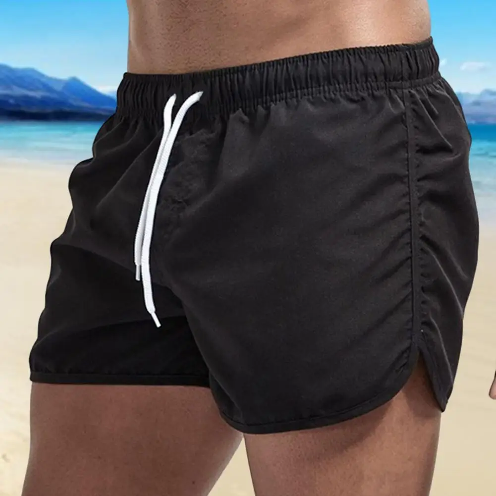 Men's Swim Shorts Swim Trunks Quick Dry Board Shorts Bathing Suit Breathable Drawstring With Pockets for Surfing Beach Summer