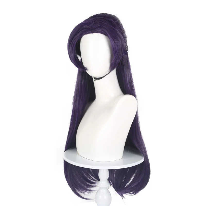 Peluca de cosplay sintética, cabeza superior de piel, corte de lobo de capas cortas inspirado en el personaje de zorro para fiesta de convención de cómic, juego de rol