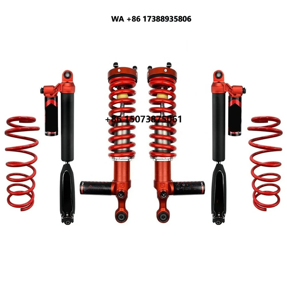 K Man 4X4 Off-road 8-Stage Adjustable 1.5 Inch Nitrogen Suspension Lift Kit with Shock Absorbers Compatible Tan-k-500 Tank 300