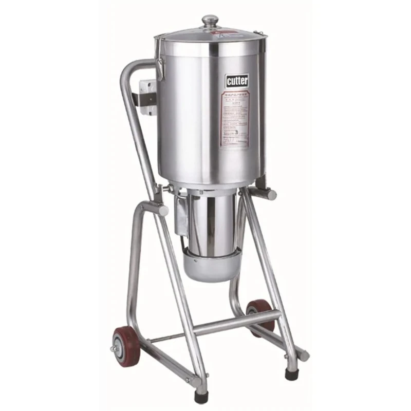 #Large food chopper Stainless Steel Meat Vegetables Fritter Cutter Slicer Commercial Food Processor Meat Shredder 32L 220v 1500w