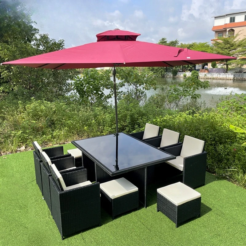 

Outdoor tables and chairs Balcony Modern simple terrace Outdoor garden imitation rattan chair Leisure combination furniture