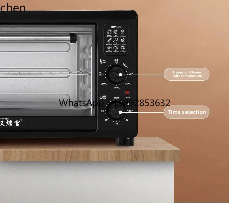 Electric Oven Household Independent Temperature Control Baking Multifunctional 48 Liter Large Capacity Oven Household