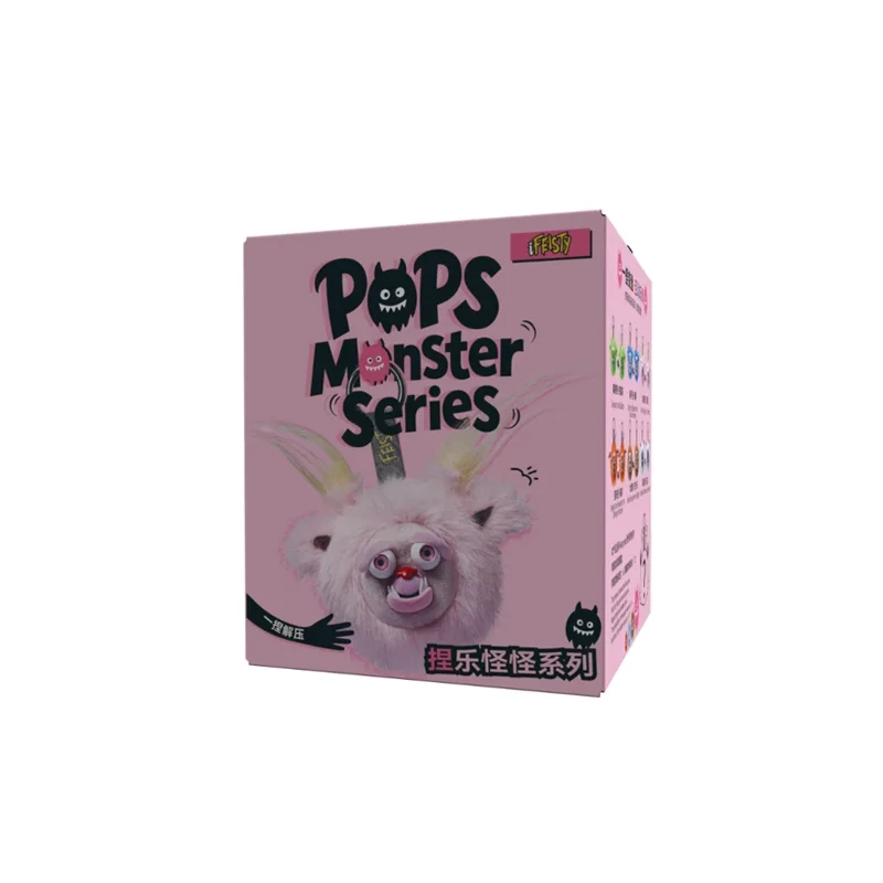 الأصلي Feisty الحيوانات الأليفة الملوثات العضوية الثابتة الوحش سلسلة التماثيل صندوق أعمى الوجه تغيير دمية معسر اللعب أفخم قلادة هالوين الاطفال هدية