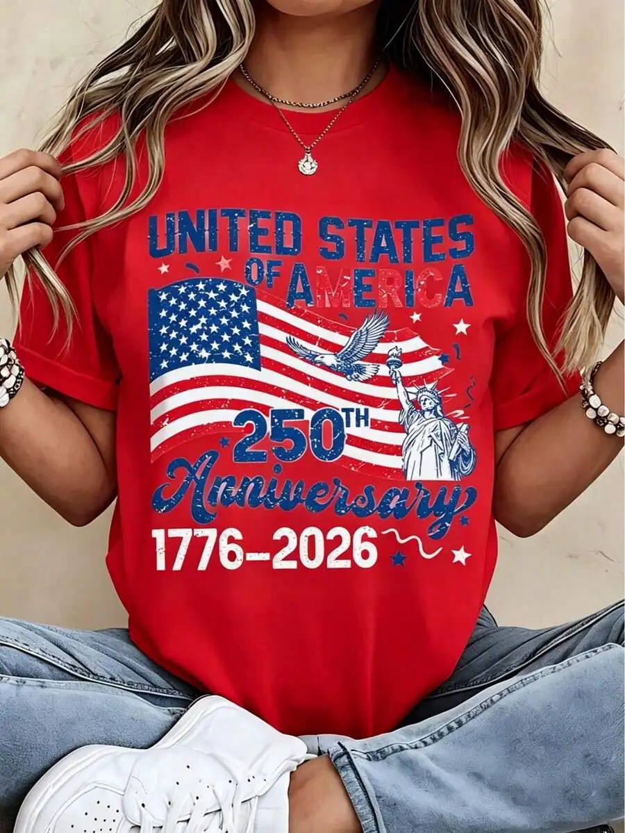 

Patriotic American Flag T-Shirt For Independence Day Celebration
