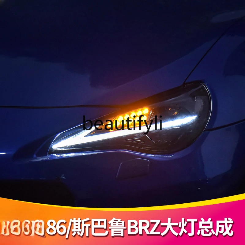 

Dedicated to 86 Subaru BRZ headlight assembly 15-20 modified LED daytime running light running water turn signal