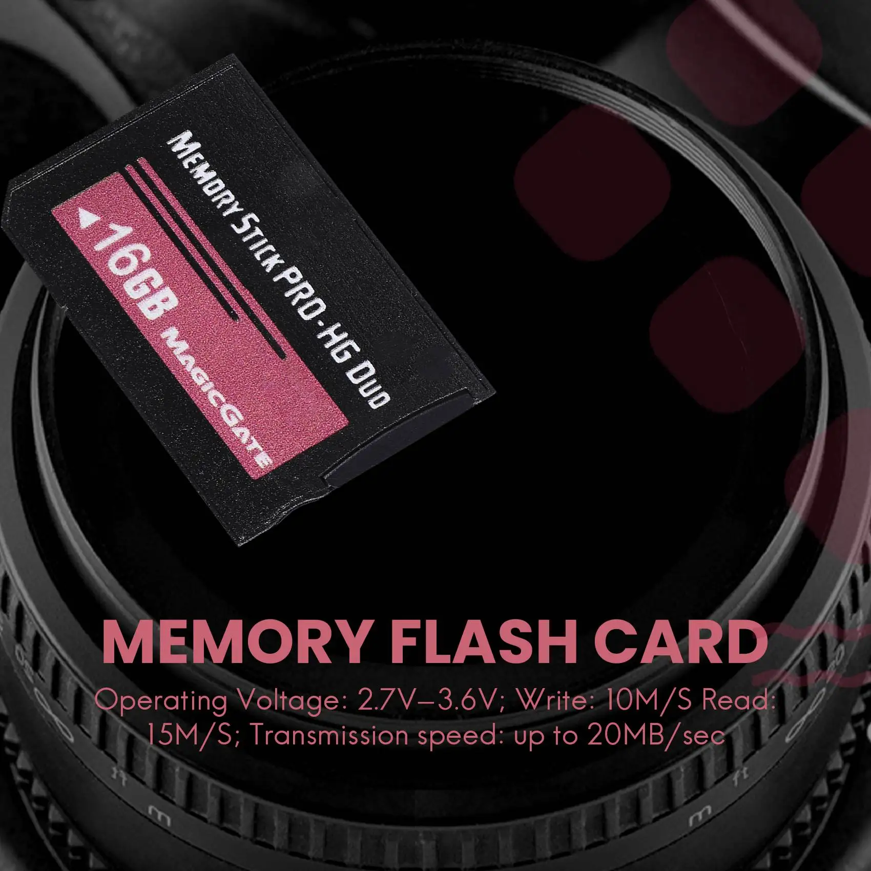 Tarjeta de memoria Flash MS Pro Duo HX para cámara Sony PSP Cybershot, 16GB