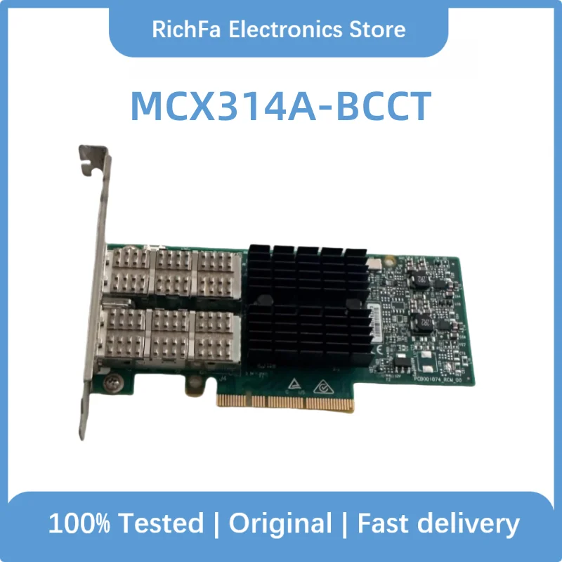 MCX314A-BCCT CX314A Mellanox ConnectX-3 Pro 40Gb Ethernet PCIe Dual-Port QSFP Server