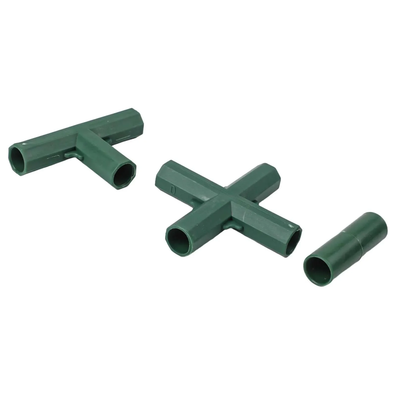 Für den Gartenbau, Gartenrahmenverbinder, Mehrzweck-Gartenverbinder, Gewächshaus, robustes Material, wetterbeständig, 3-Wege-Design