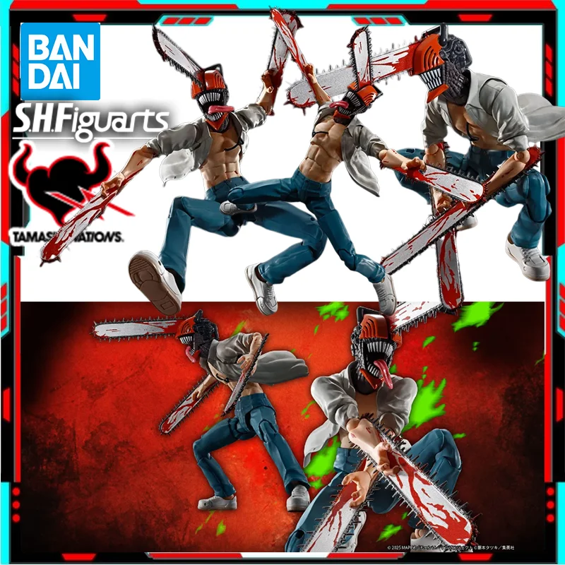 

Оригинал в наличии Bandai S.H.Figuarts Chainsaw Man The Movie: Reze Arc Аниме Фигурка Экшн-модель Коллекционные игрушки Подарок