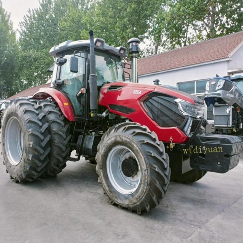 220hp 4x4 AC Cabin farm tractors traktor diyuan tractor price can talk agricola trator