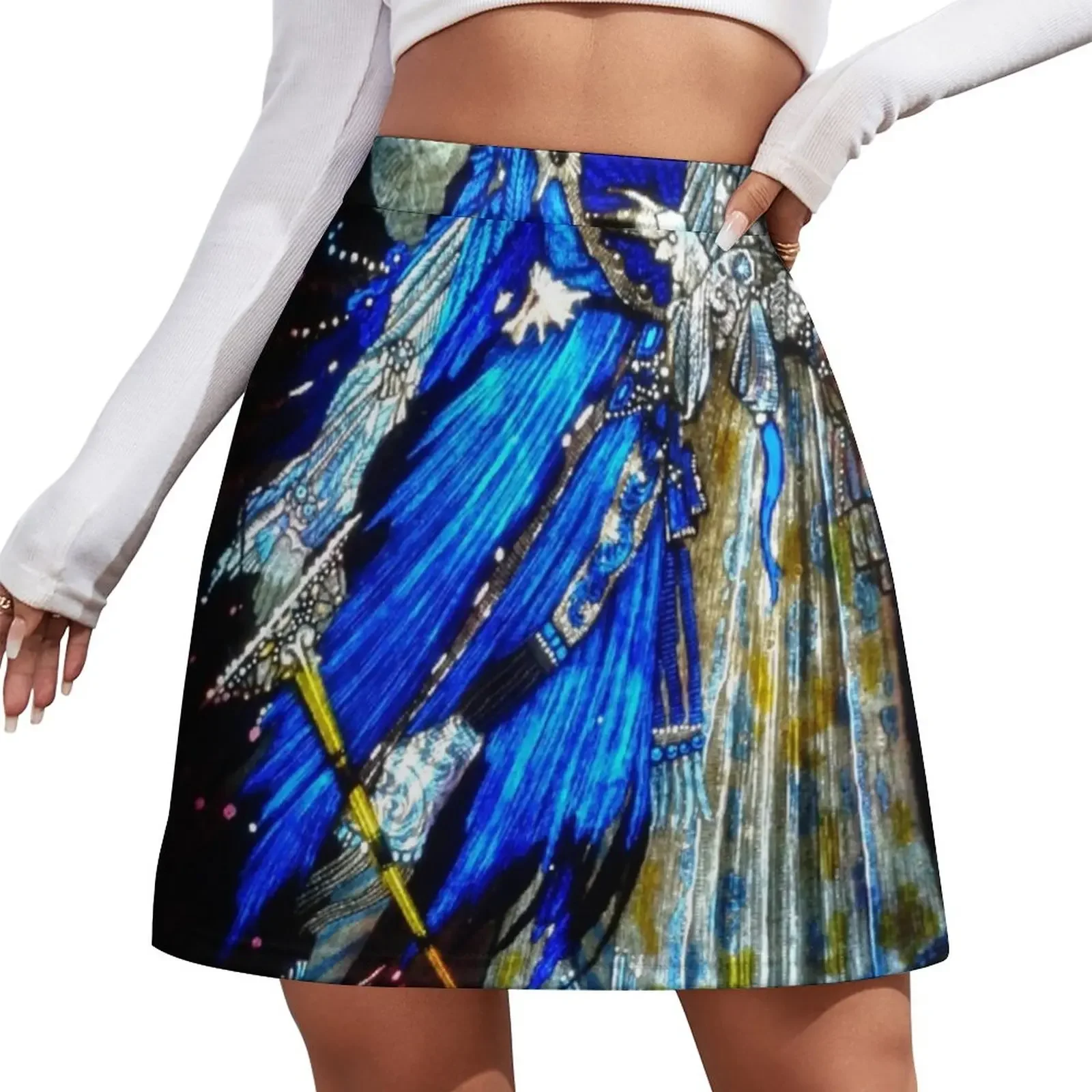 

Eve of St Agnes - Harry Clarke Mini Skirt skorts for women Short women′s skirts summer dress women 2024 Summer skirt