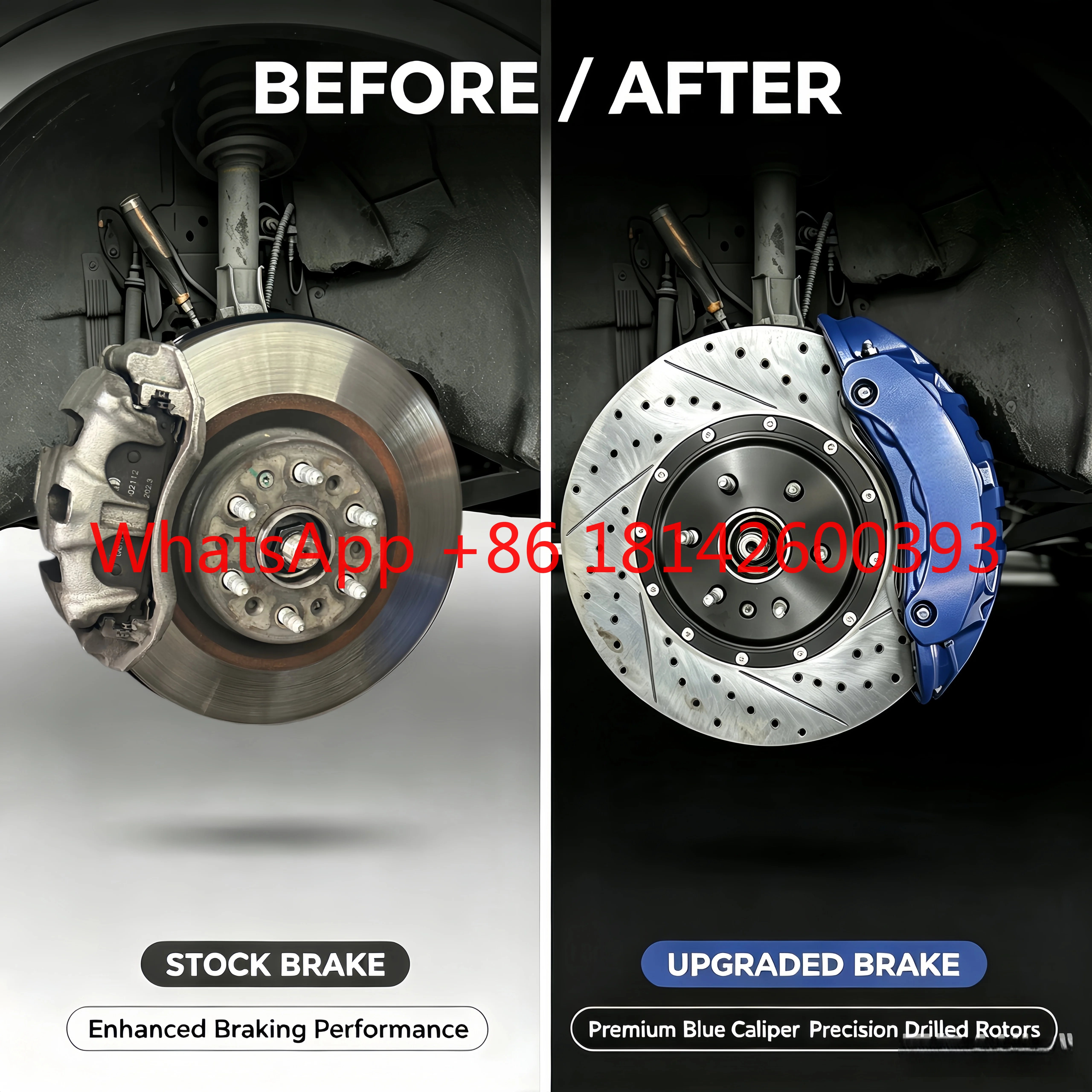 6 Pot High Performance Custom Auto Brake System