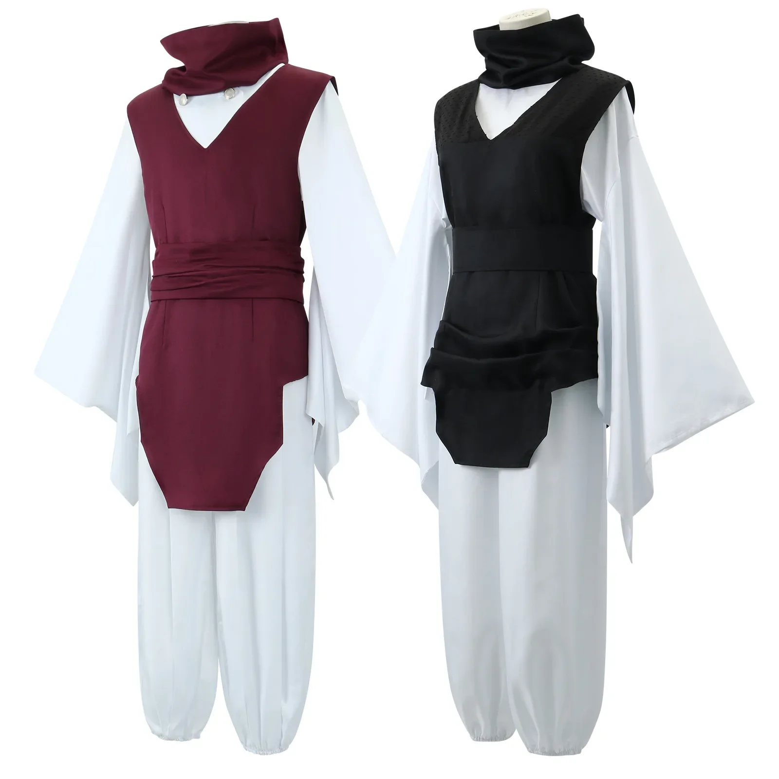 Game Jujutsu JJK Manga Anime Choso Cosplay Costume Purple Vest Neck Gaiter Belt White Elastic Pants Top Gifts