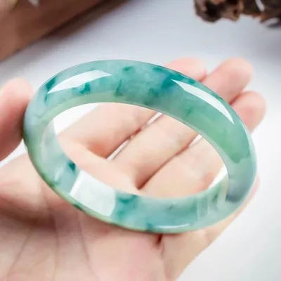 Natural Myanmar Jade 54mm-62mm bracelet exquisite princess bracelet to send girlfriend to send mother Hetian jade