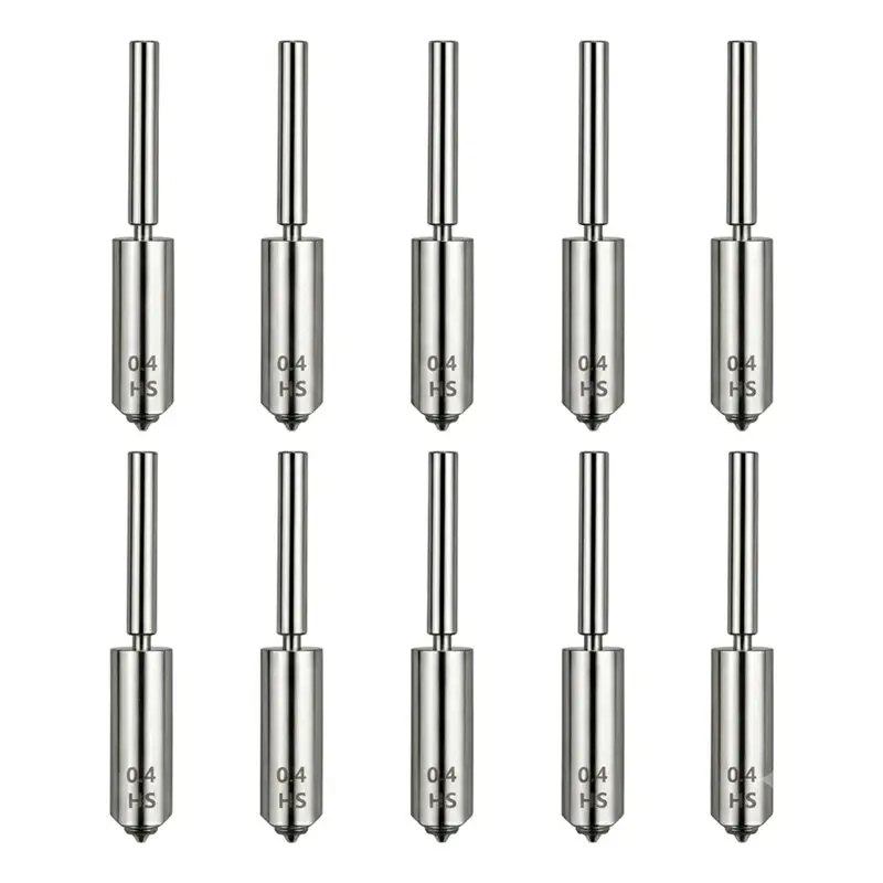 Quick Install Replacement Nozzle Tips(10Pcs 0.4Mm) For Anycubic For Kobra S1 Max Heatbreak Hotend For Kobra S1 Max Parts