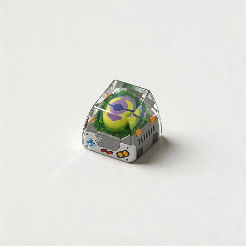 Anime Original Pokemon Resin Keycaps Characters Pokeball 3D Keycap For Mechanical Keyboard Personalized Decoration Cool Gifts - view 3