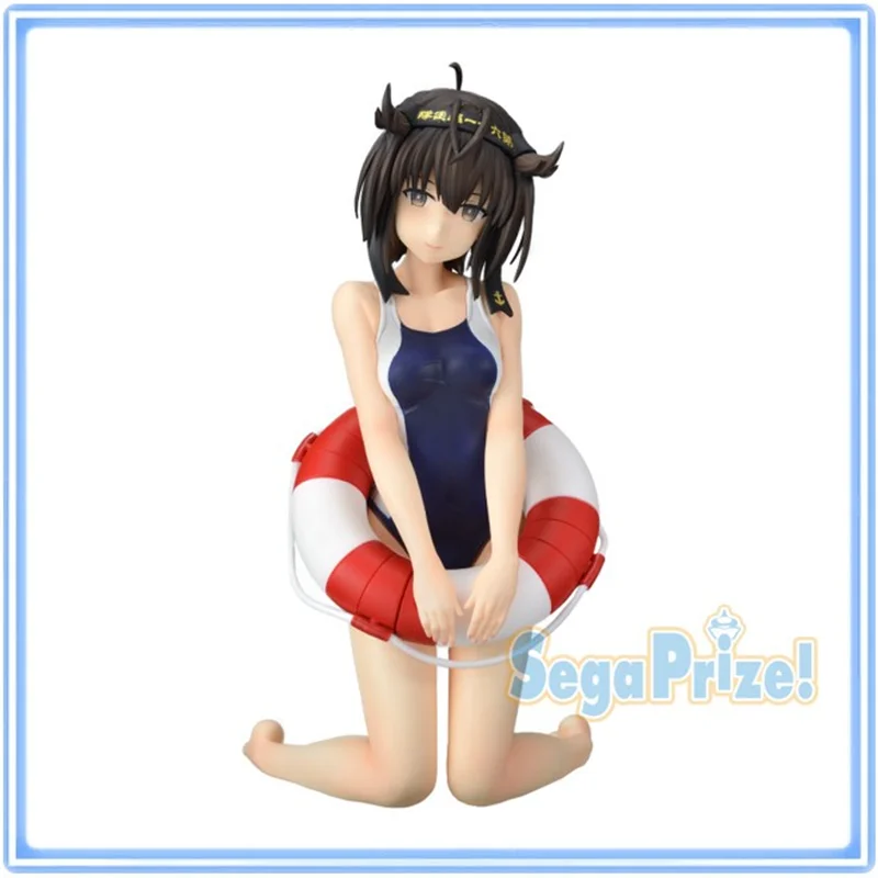 

Original Warship Girls R Collection Teruzuki Akizuki IJN Hatsuzuki Swimwear Mode Action Figure Model Desktop Decoration