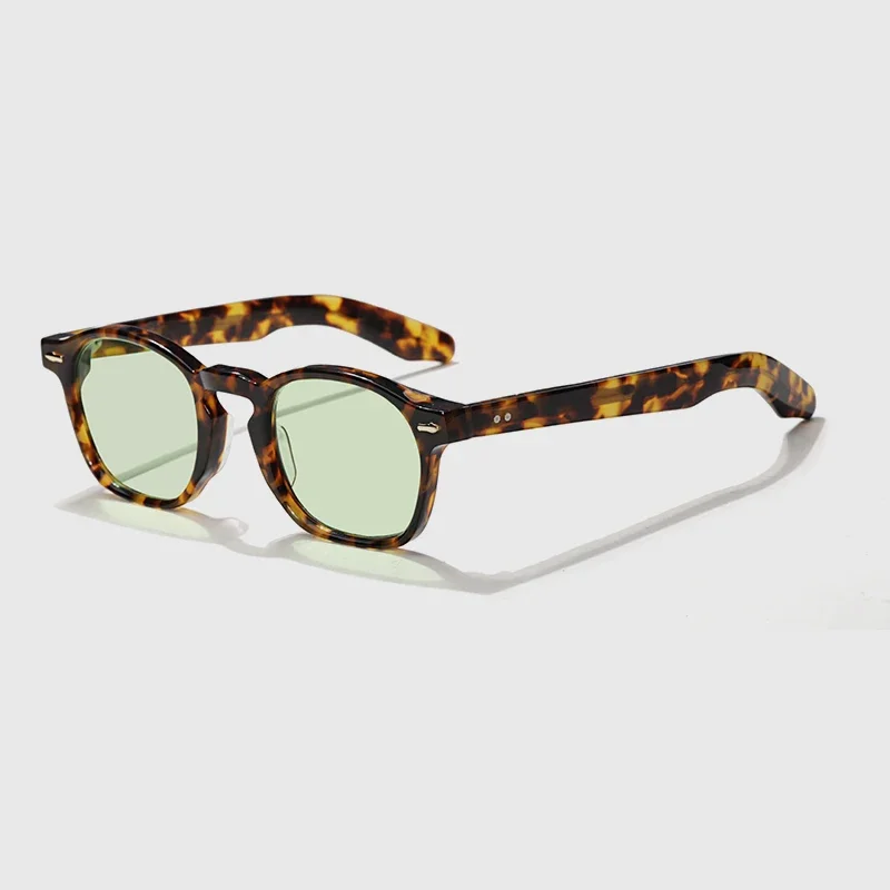 

Luxury Round Acetate Sunglasses Handmade Men Women Fashion Design Sunglasses Outdoor UV400 Protection Logo Custimization