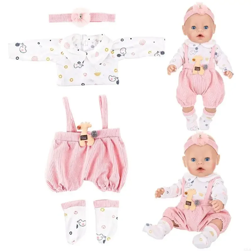 Vestiti per le bambole Autunno Inverno Set abiti per bambole da 18 pollici per bambini Giochi imitazione Accessori per le