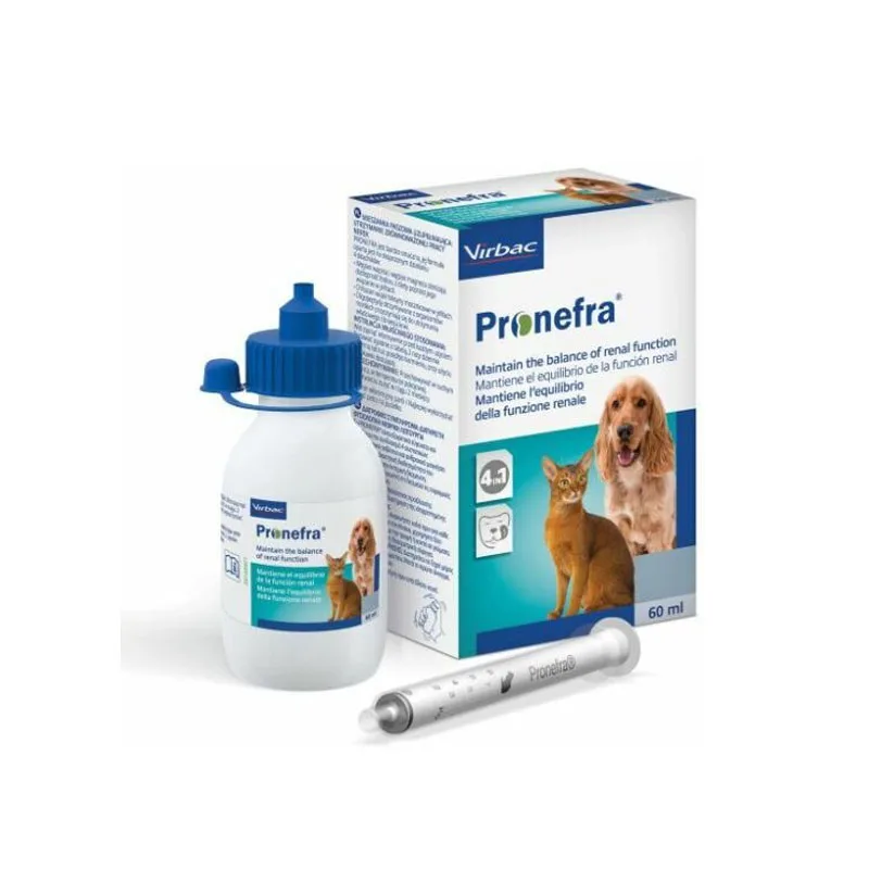 PRONEFRA-Virbac Kidney Health Support Function All Breed Adult Cat and Dog 60 ml