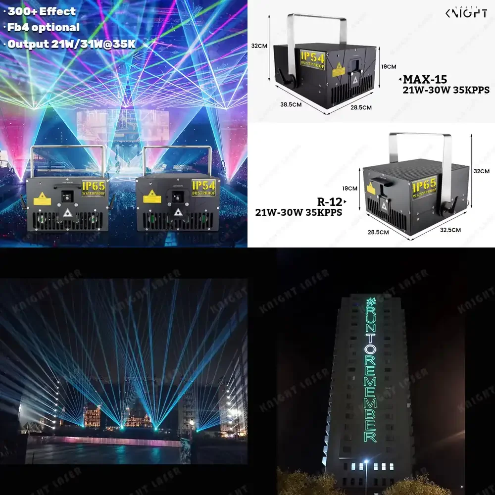

20w 30w Outdoor IP65 IP54 Dj Disco Rgb 3D Animation logo Effect Sky Ilda Professional Programmable Show Projector