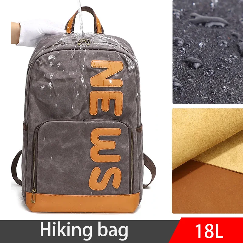 

Водонепроницаемый рюкзак для переноски компьютера, холщовая сумка «батик», уличный рюкзак большой вместимости, школьная сумка для студентов