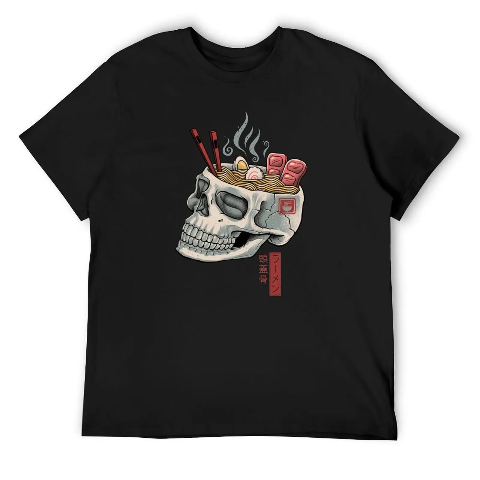 

Ramen Skull T-Shirt vintage graphic tee customs T-shirts man shirts graphic tees Men's t-shirt