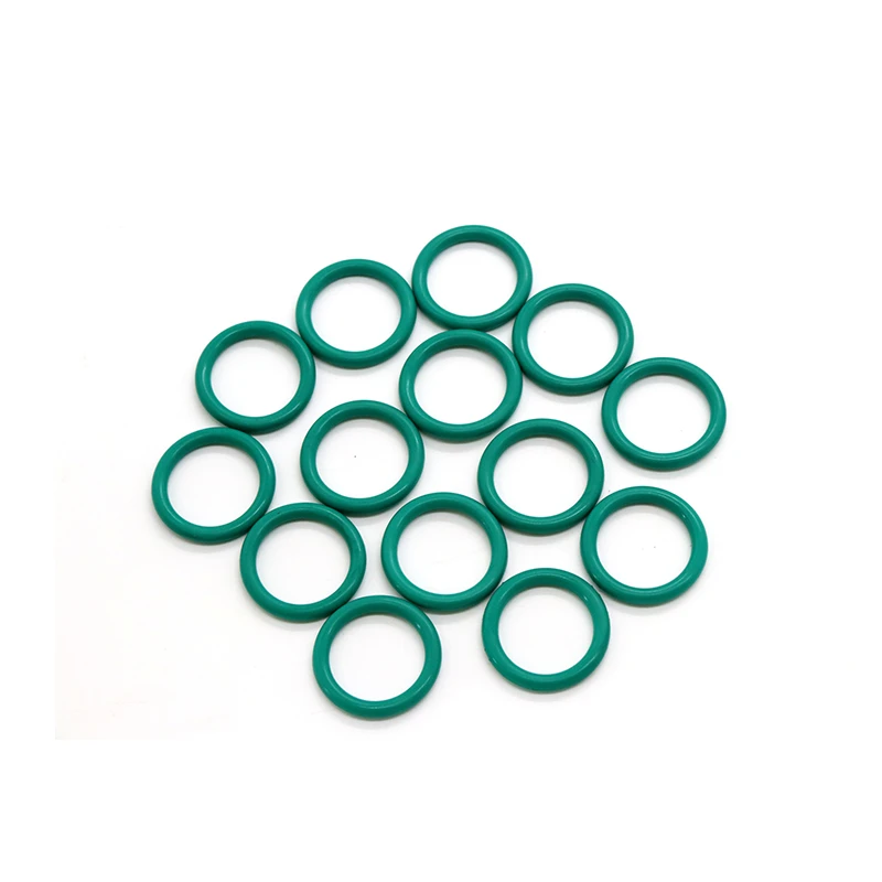 FKM Green Fluorine Rubber O-Ring OD8-70mm Thickness CS2.4/3.1/3.5mm O-Rings Sealing Gasket Oil Resistant Acid & Alkali Resistant image 4