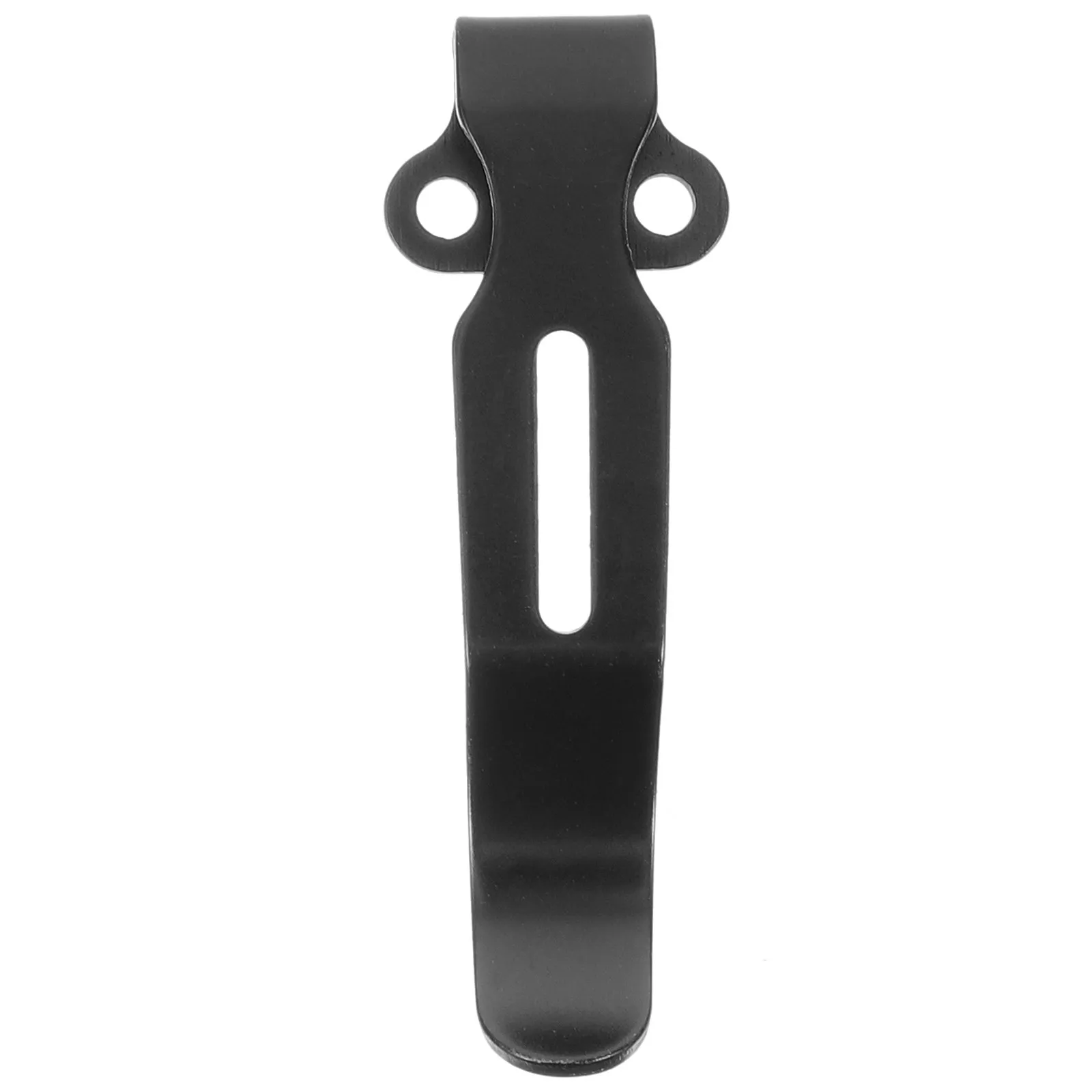 Professional Knife Back Clip Stainless Steel Pocket Clip Compact Portable Outdoor Tool for Hiking Mountaineering Camping Use