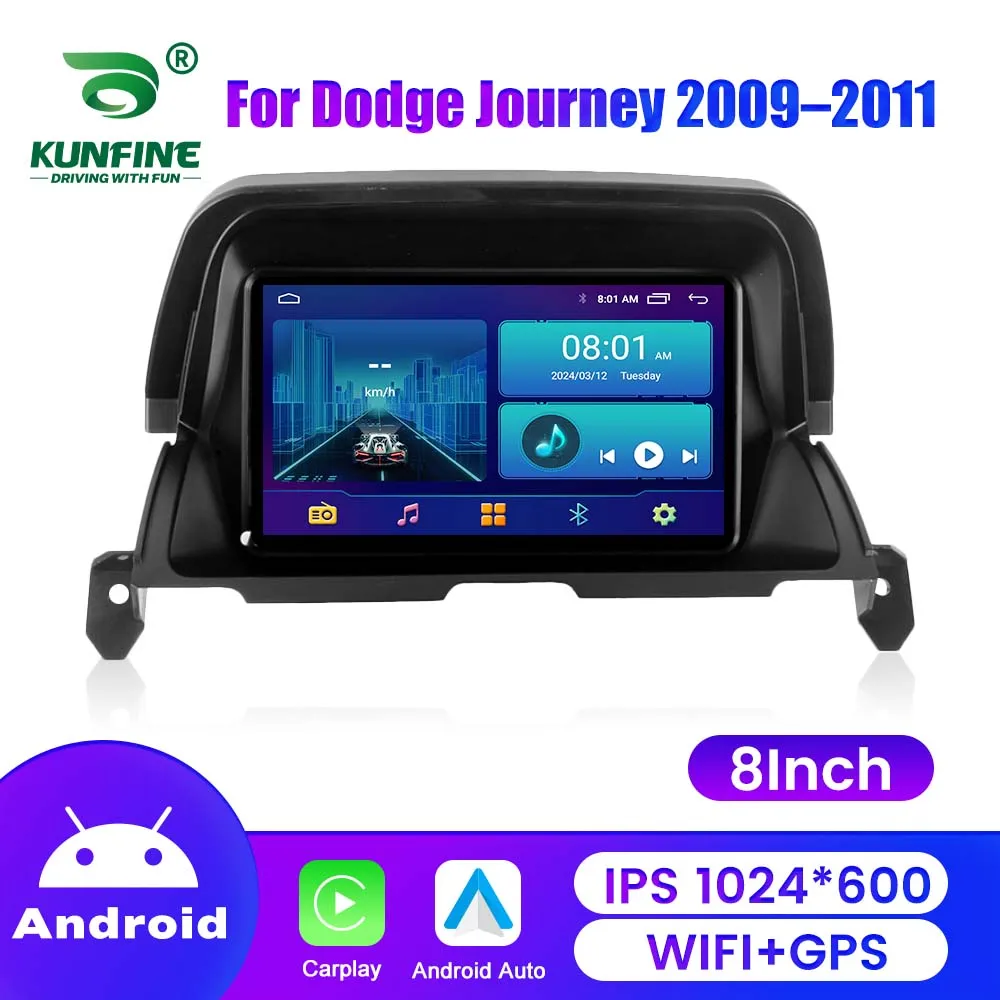 8 "راديو السيارة الوسائط المتعددة مشغل فيديو ل دودج رحلة 2009-2011 2Din نظام تحديد المواقع والملاحة الصوت ستيريو CarPlay أندرويد السيارات #2
