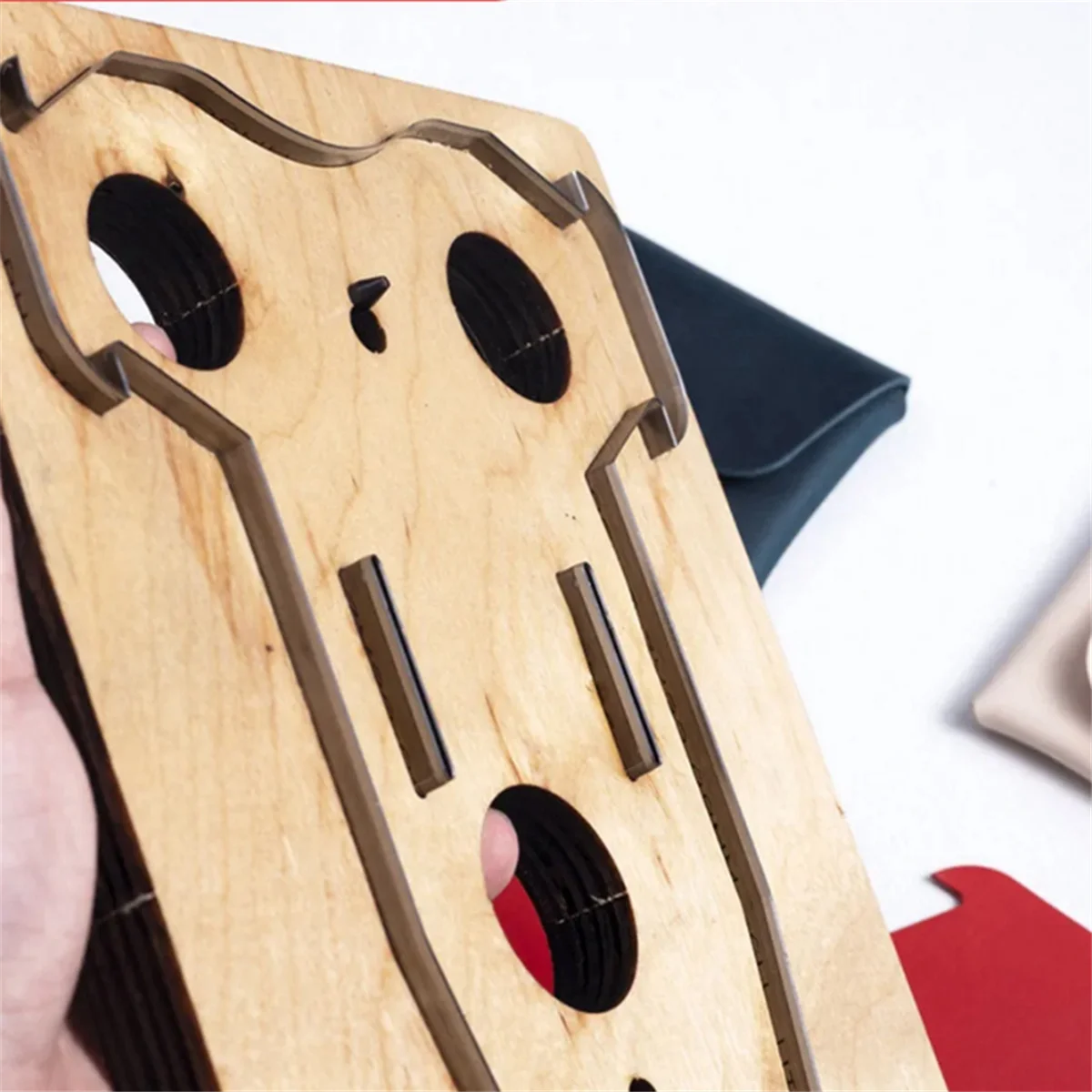 

A32P_Sewing-Free Card Cutter Die Hand DIY Leather Tools Hollow Punching Tool Leather Cutting Die