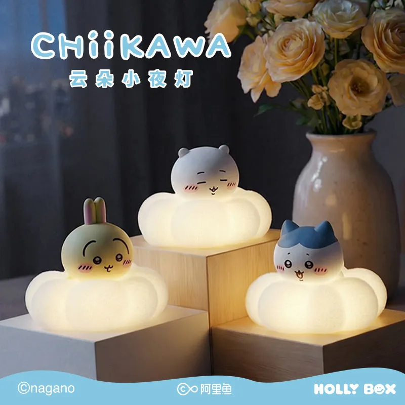 

Новинка 2026: Светящаяся игрушка-ночник Chiikawa, аниме-фигурки Хачиваре и Усаги, атмосферная лампа, настольные украшения, сувениры