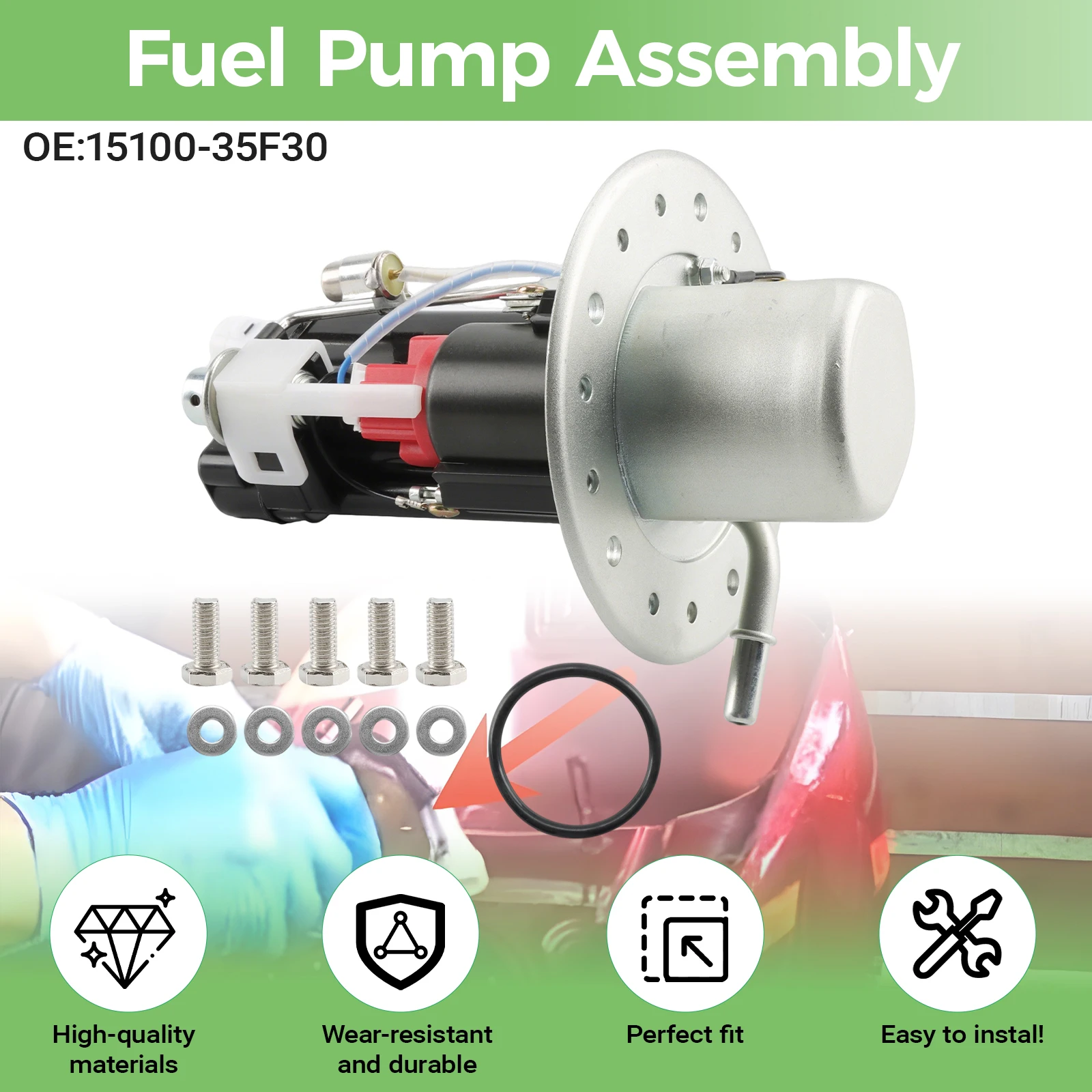Motorcycle Fuel Pump Module Assembly Oil Pump For Suzuki GSXR1000 SV650 SV1000 2003-2007 1510035F30 15100-35F30 UC-T30SU14
