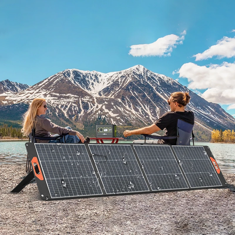 High Quality 400W Portable Polymer Aviation Material Foldable Solar Panel Waterproof Solar Charger For Laptops Cell Phones