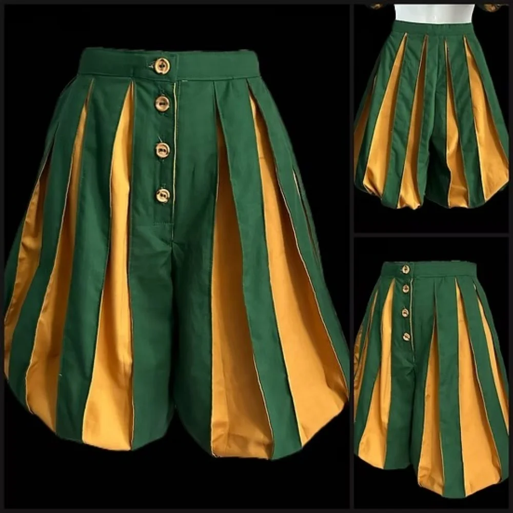 

Historical King Henry Viii Costume Tudor Elizabethan Aristocrat Lantern Pants Renaissance Nobleman Shorts Viking Warrior Pants