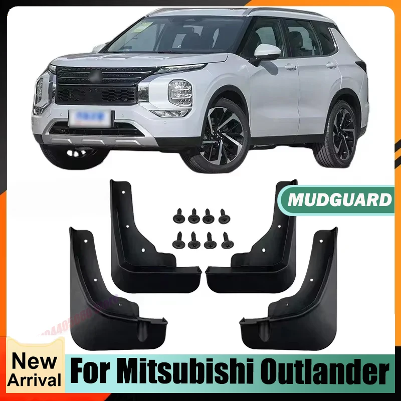Splash Guards Mud Flaps Mudguards For Mitsubishi Outlander 2024 2022 2023 Front Rear Wheels Fender Auto Car Accessories MudFlaps