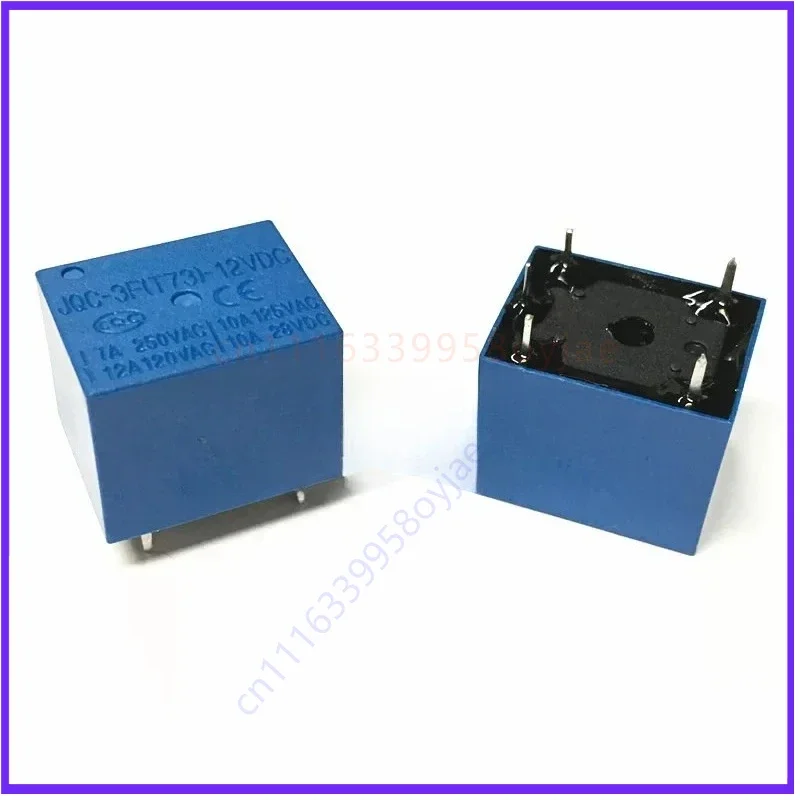 50pcs  for Relay JQC-3F T73-5V, 5Pin DC5V 10A 1NO1NC