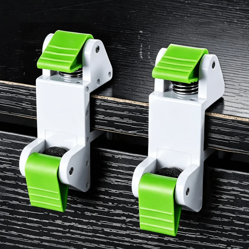 Quick Close Installation Clamp and Wardrobe Scribe, Woodworking Anti-Slip Pad, Portable Cabinet Scribe Tools for DIY Woodworking
