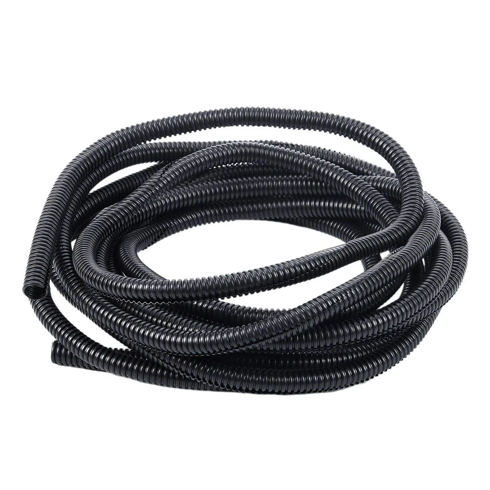 FLYY-3X 20 Fuß geteiltes Kabelschutzrohr aus Polyethylen, schwarze Schutzhülle, 10 mm Innendurchmesser – Detail 3