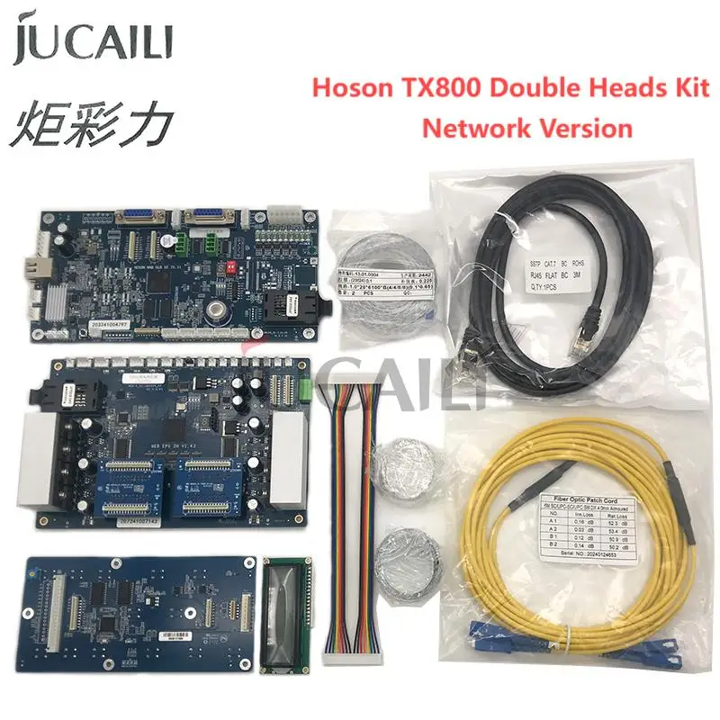 JCL Hoson TX800 Double Dual Head Network Version Board Kit for Epson tx800 Printhead for Roll to Roll Printer