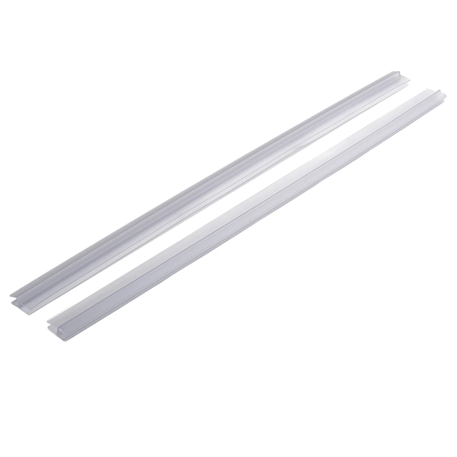 

22322111111 2Pcs 50cm Shower Door Seal Bath Shower Strip Seal For Screens Doors 4-6mm Glass Seals Gaps Home Improvement