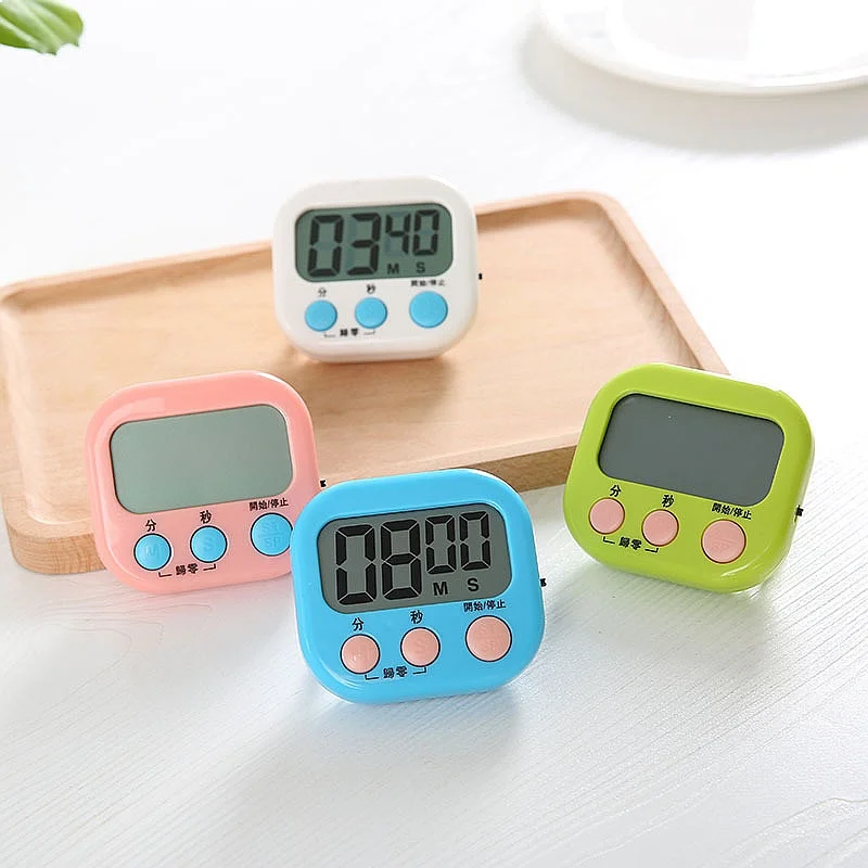 H Kitchen Electronic Timer Multifunction Countdown Stopwatch Large Screen Alarm
