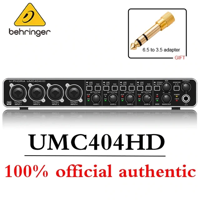 Popular Behringer U-PHORIA UMC202HD Audiophile 2x2, 24-Bit/192 kHz USB Audio Interface w