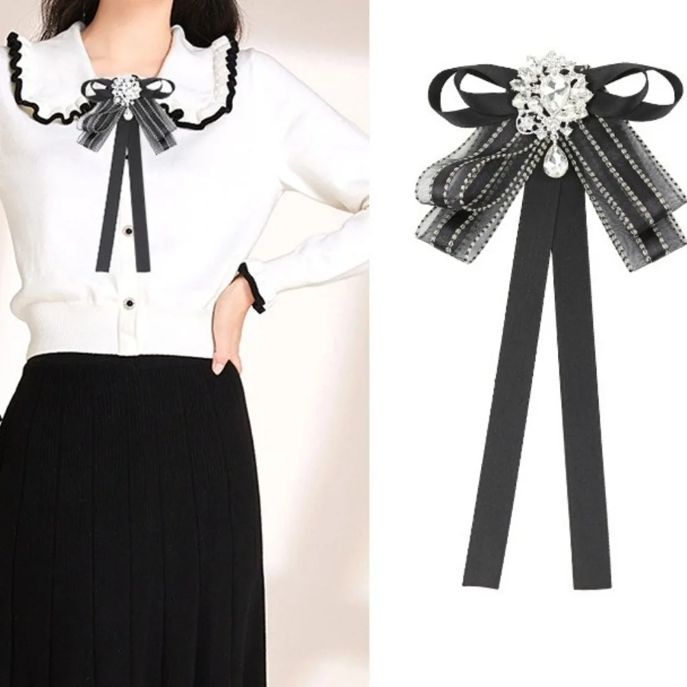 

Элегантная ретро-бабочка для женщин, универсальная, подходит для повседневной носки, для рубашек, в стиле колледж, для воротников, аксессуар для одежды